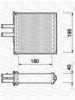 MAGNETI MARELLI 350218160000 Heat Exchanger, interior heating